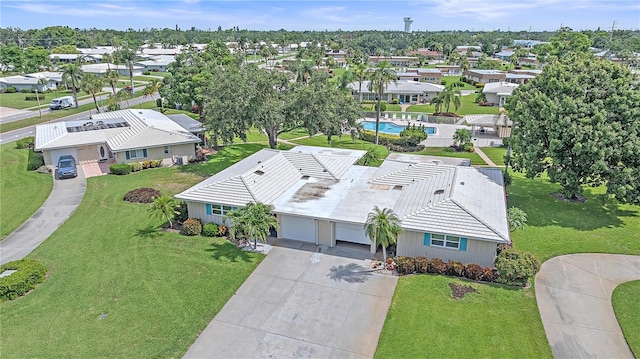 7216 11th Ave W Unit 203, Bradenton, FL 34209 - aerial view of residential area featuring a pool