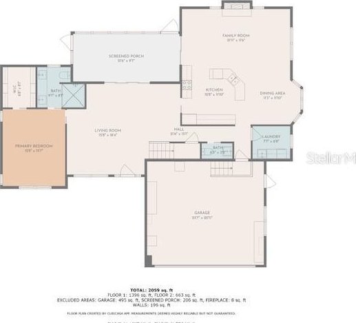 4074 Redbird Cir, Sarasota, FL 34231 - view of property floor plan
