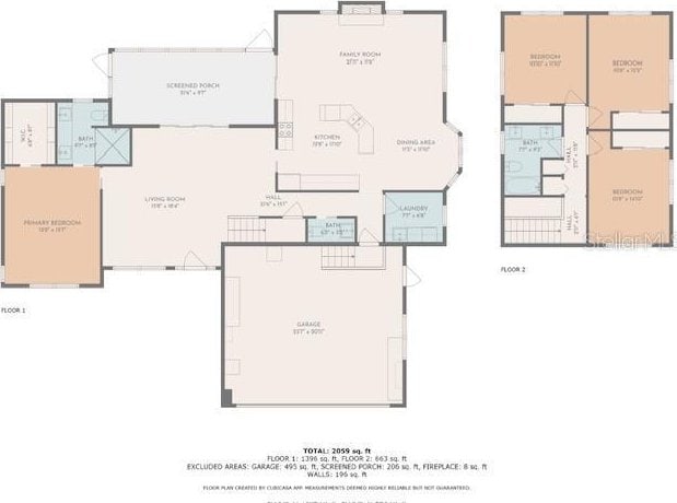 4074 Redbird Cir, Sarasota, FL 34231 - view of room layout