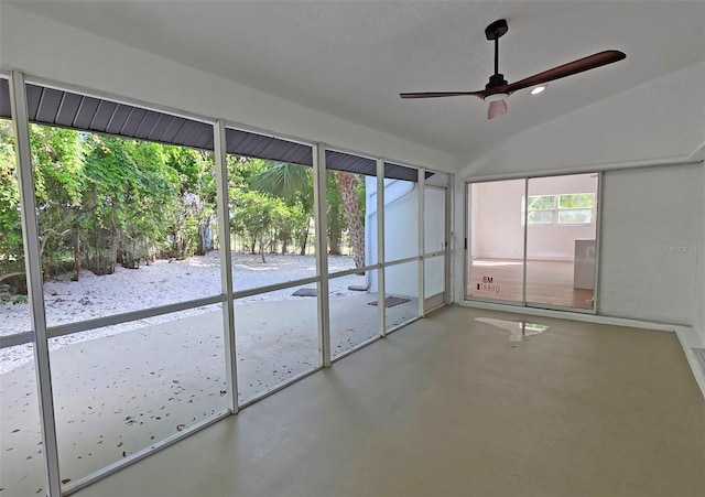 4074 Redbird Cir, Sarasota, FL 34231 - unfurnished sunroom with ceiling fan