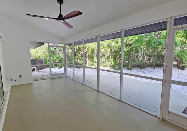 4074 Redbird Cir, Sarasota, FL 34231 - unfurnished sunroom with vaulted ceiling