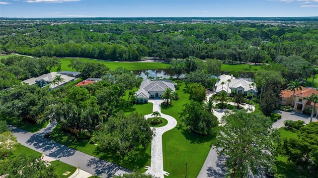 462 E Macewen Dr, Osprey, FL 34229 - drone / aerial view of a nearby body of water and a forest