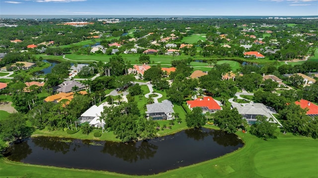 462 E Macewen Dr, Osprey, FL 34229 - aerial overview of property's location with a large body of water and nearby suburban area