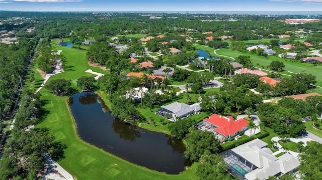 462 E Macewen Dr, Osprey, FL 34229 - aerial overview of property's location with a large body of water, nearby suburban area, and a golf club
