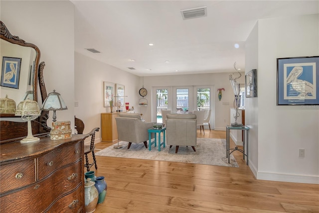 6308 4th Ave NW, Bradenton, FL 34209 - living area with light wood-type flooring and recessed lighting