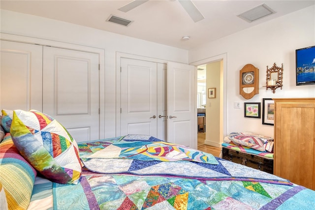 6308 4th Ave NW, Bradenton, FL 34209 - bedroom featuring ceiling fan