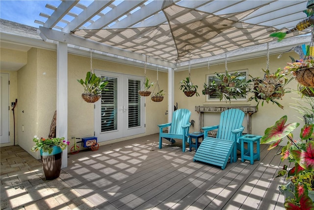 6308 4th Ave NW, Bradenton, FL 34209 - deck featuring a pergola