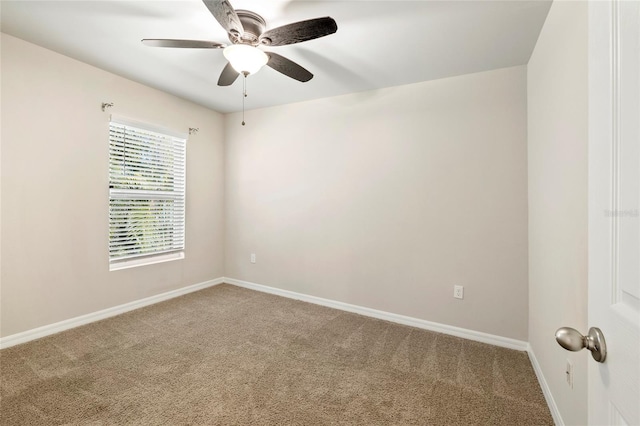 24748 Rio Villa Lakes Cir, Punta Gorda, FL 33950 - carpeted spare room with a ceiling fan and baseboards