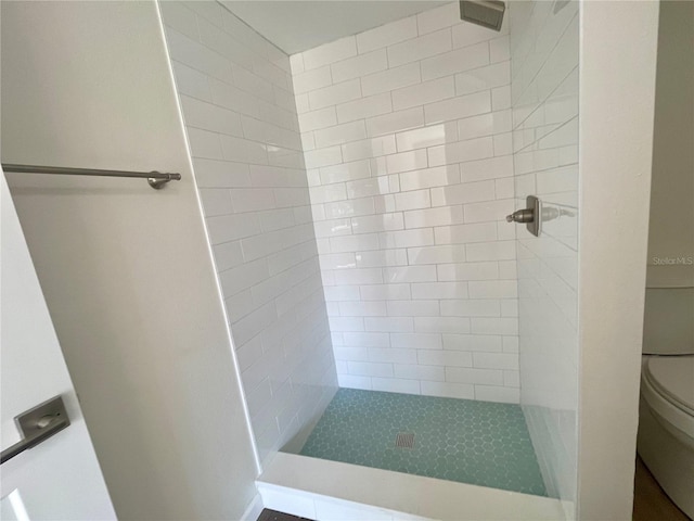 6300 Flotilla Dr Unit 71, Holmes Beach, FL 34217 - bathroom with toilet and tiled shower