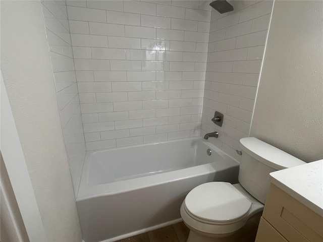 6300 Flotilla Dr Unit 71, Holmes Beach, FL 34217 - bathroom with vanity, shower / tub combination, and wood finished floors