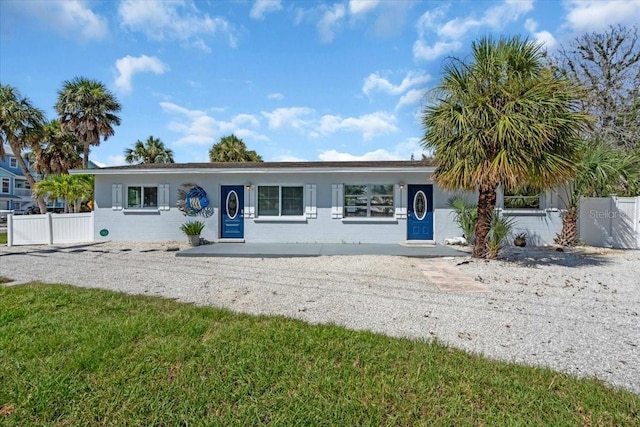 201 75th St Unit A, Holmes Beach, FL 34217 - ranch-style home with concrete block siding
