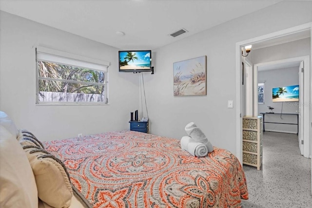 201 75th St Unit A, Holmes Beach, FL 34217 - bedroom featuring speckled floor