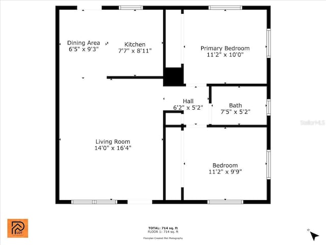 201 75th St Unit A, Holmes Beach, FL 34217 - view of floor plan / room layout