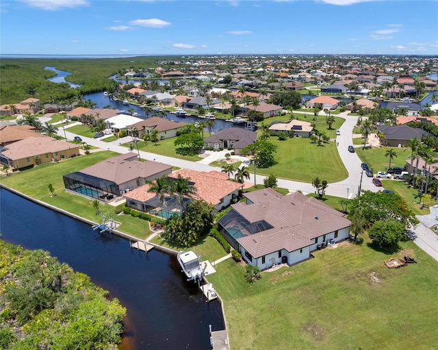 355 Trieste Dr, Punta Gorda, FL 33950 - aerial view of residential area with a large body of water