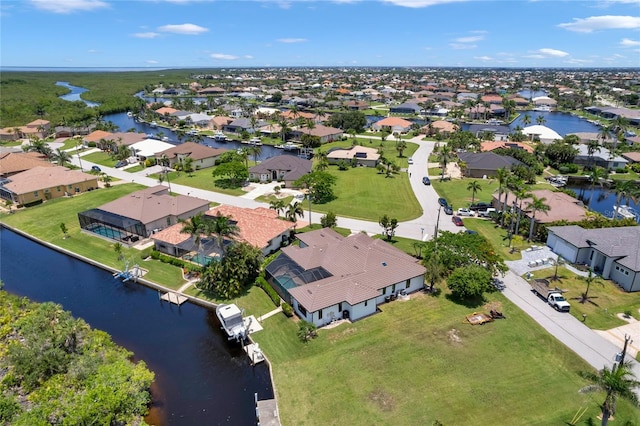 355 Trieste Dr, Punta Gorda, FL 33950 - aerial view of residential area with a large body of water