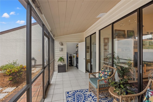 4509 Park Lake Ter N Unit 4509, Bradenton, FL 34209 - sunroom with lofted ceiling