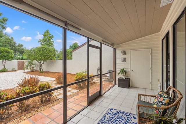 4509 Park Lake Ter N Unit 4509, Bradenton, FL 34209 - sunroom with lofted ceiling