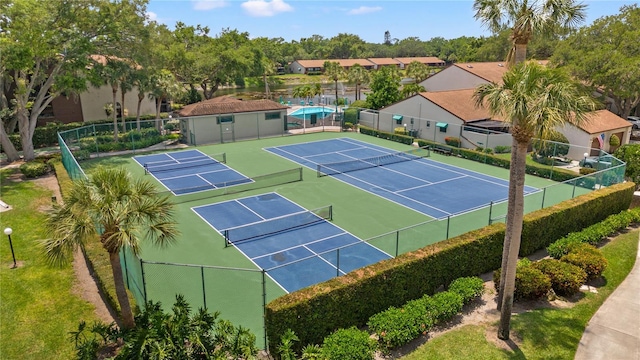 4509 Park Lake Ter N Unit 4509, Bradenton, FL 34209 - view of tennis court