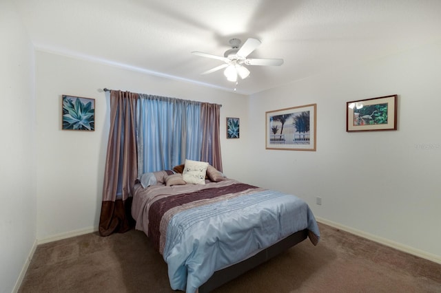 6115 68th Dr E, Palmetto, FL 34221 - bedroom featuring carpet floors and a ceiling fan