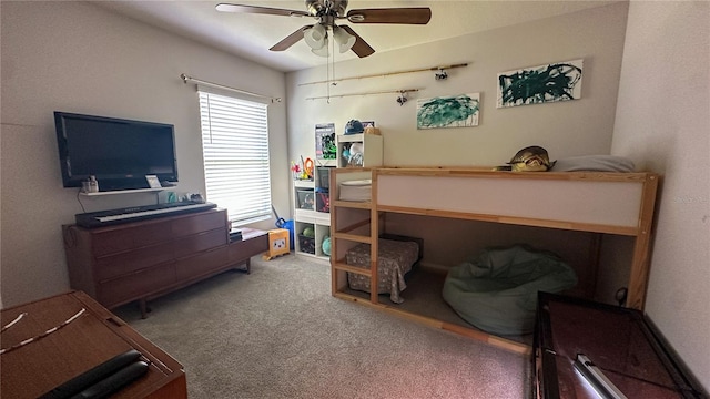 12293 Mountain Island Trl, Parrish, FL 34219 - bedroom with carpet and a ceiling fan