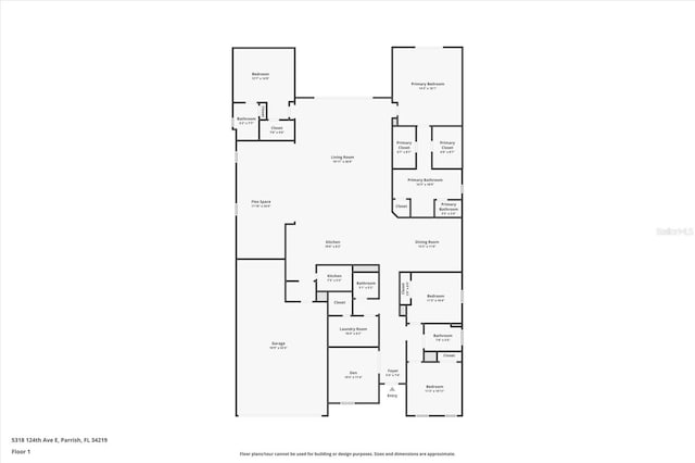 5318 124th Ave E, Parrish, FL 34219 - view of room layout