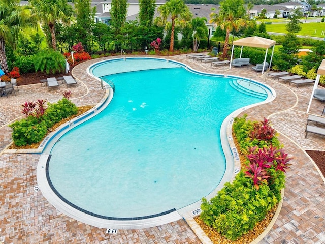 5318 124th Ave E, Parrish, FL 34219 - community pool featuring a patio area
