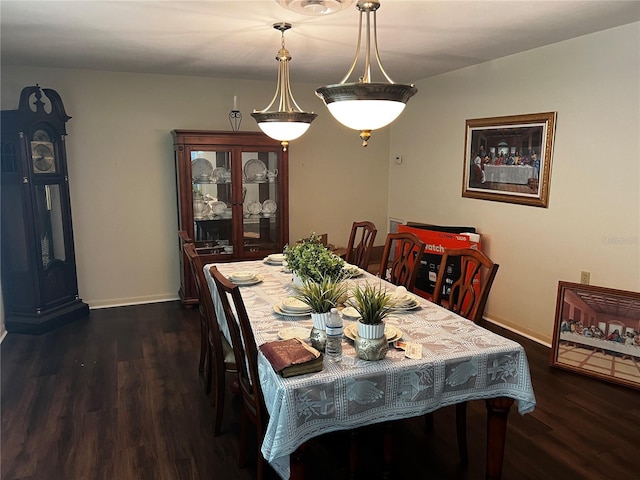 2065 Flamingo Dr, Bartow, FL 33830 - dining space with dark wood-type flooring