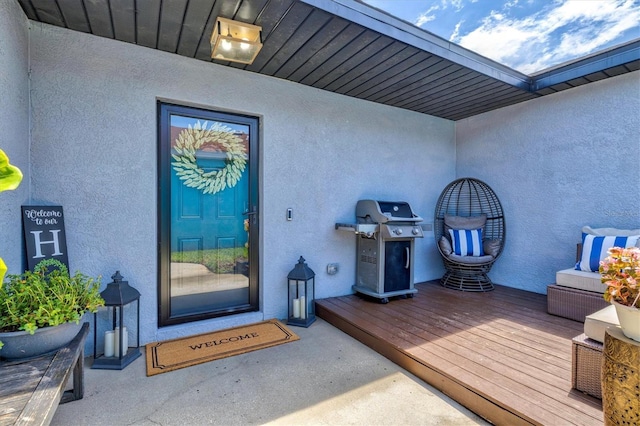 2419 29th Ave E, Palmetto, FL 34221 - doorway to property featuring stucco siding