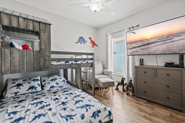2419 29th Ave E, Palmetto, FL 34221 - bedroom featuring wood finished floors and a ceiling fan