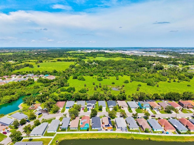 2419 29th Ave E, Palmetto, FL 34221 - aerial view of residential area with a large body of water