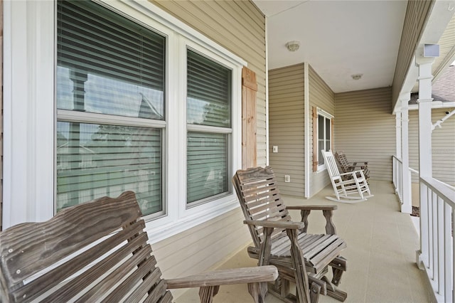 balcony with a porch