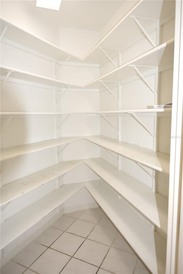 view of pantry