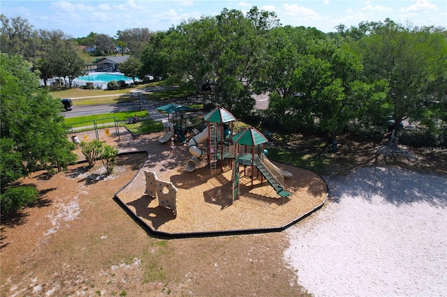community playground featuring fence
