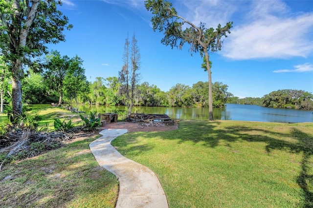 6928 Hayter Ln, Lakeland, FL 33813 - view of yard featuring a water view