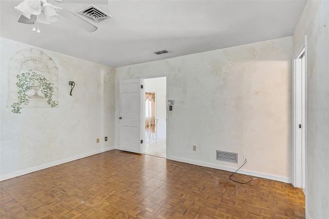 900 Howard Ter NW, Winter Haven, FL 33881 - empty room featuring a ceiling fan and baseboards