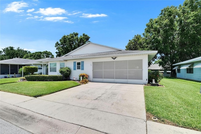 3154 Prairie Dunes Cir W, Lakeland, FL 33810 - single story home featuring a garage, driveway, and a front lawn
