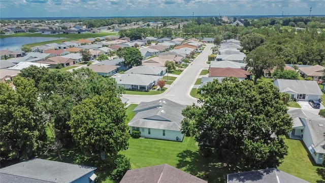 3154 Prairie Dunes Cir W, Lakeland, FL 33810 - aerial perspective of suburban area with a large body of water