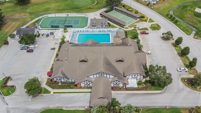 3154 Prairie Dunes Cir W, Lakeland, FL 33810 - bird's eye view of a golf club