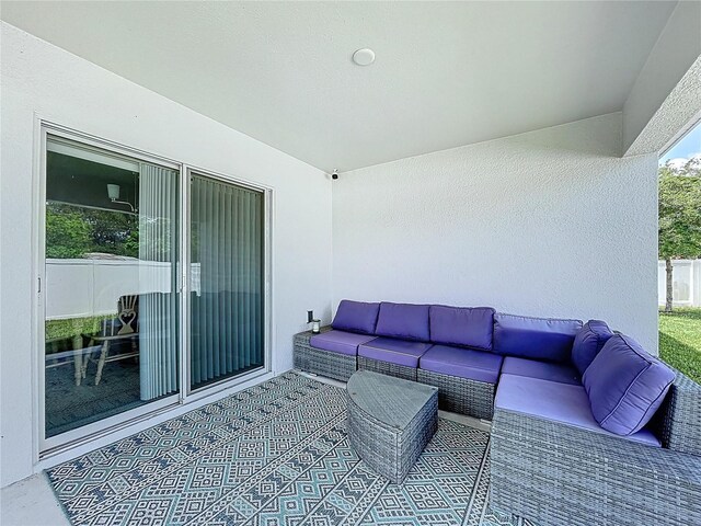1205 Third Ct, Eagle Lake, FL 33839 - view of patio / terrace with an outdoor hangout area