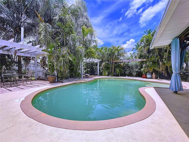 4966 Foxrun Ln, Lakeland, FL 33813 - swimming pool with a pergola and a patio