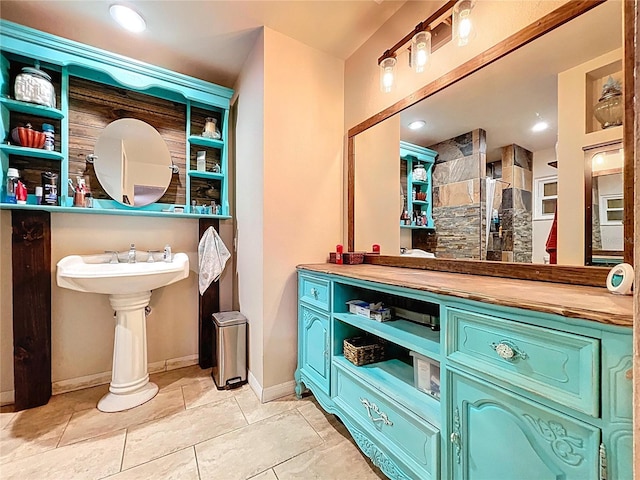 4966 Foxrun Ln, Lakeland, FL 33813 - full bathroom featuring walk in shower and baseboards