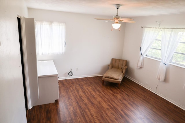 733 Oleander Dr SE, Winter Haven, FL 33880 - unfurnished room featuring wood finished floors and ceiling fan