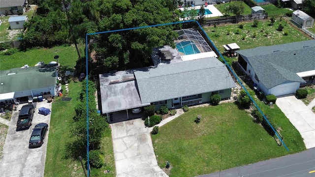 733 Oleander Dr SE, Winter Haven, FL 33880 - view of property location with property parcel outlined
