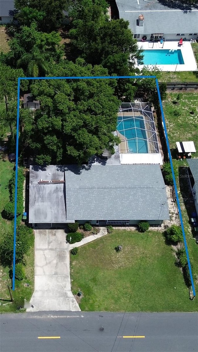 733 Oleander Dr SE, Winter Haven, FL 33880 - view of property location with property boundaries highlighted