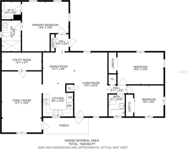 1711 Estes Rd, Bartow, FL 33830 - view of room layout