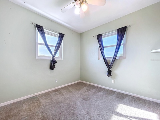 1711 Estes Rd, Bartow, FL 33830 - empty room with ceiling fan and carpet flooring