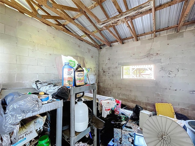 1711 Estes Rd, Bartow, FL 33830 - miscellaneous room with concrete block wall