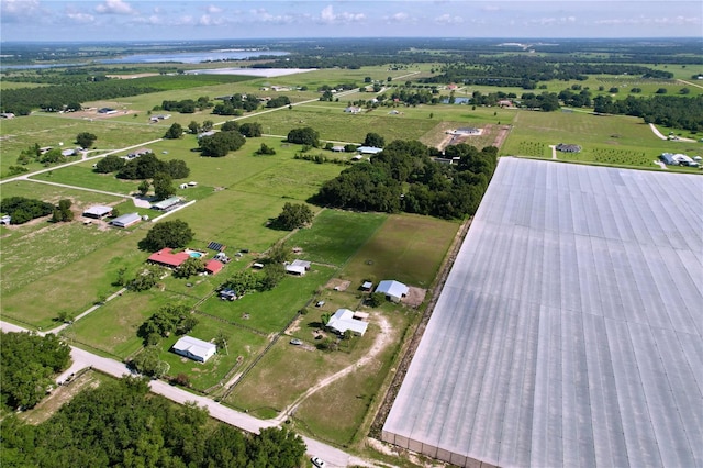 1711 Estes Rd, Bartow, FL 33830 - aerial overview of property's location featuring rural landscape and a large body of water
