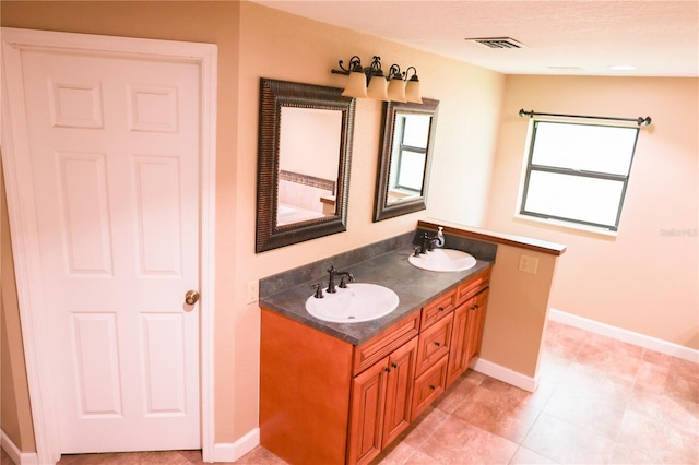 111 Deen Blvd, Auburndale, FL 33823 - full bath with double vanity and healthy amount of natural light