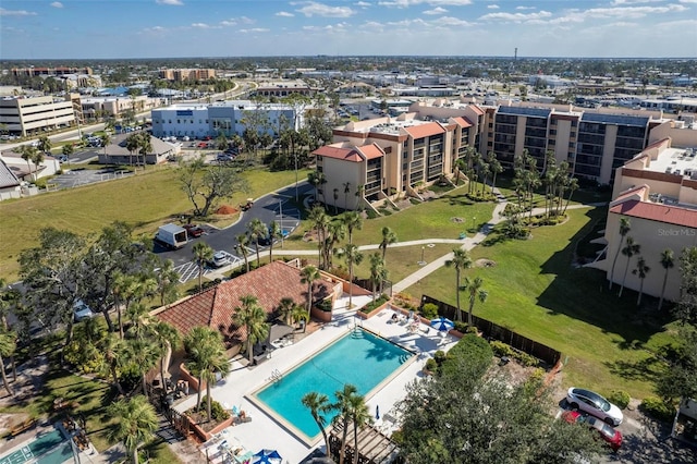 3006 Caring Way Unit 325, Port Charlotte, FL 33952 - aerial view of a pool